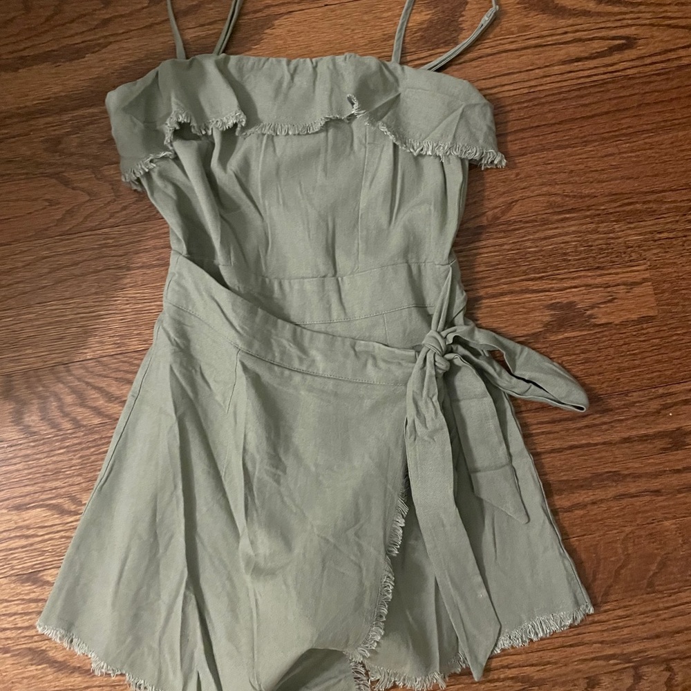Princess Polly Rally Romper Khaki